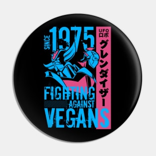 046b Grendizer Vegan Dark Pin