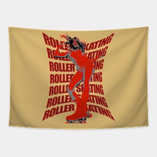 Poller Skating Tapestry