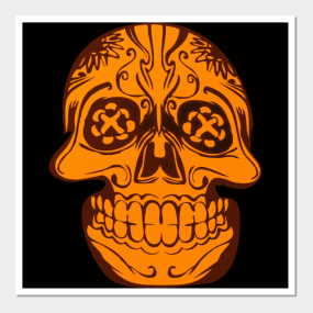 Mexican Sugar Skulls Posters And Art Prints Teepublic