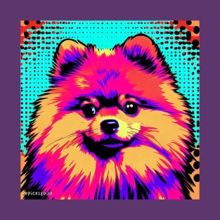 Pomeranian pop art T-Shirt