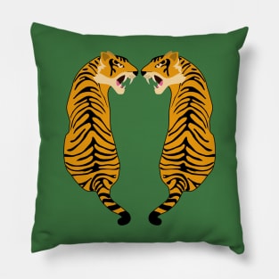 Yellow tigers Pillow