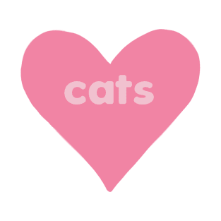 Cats Heart T-Shirt