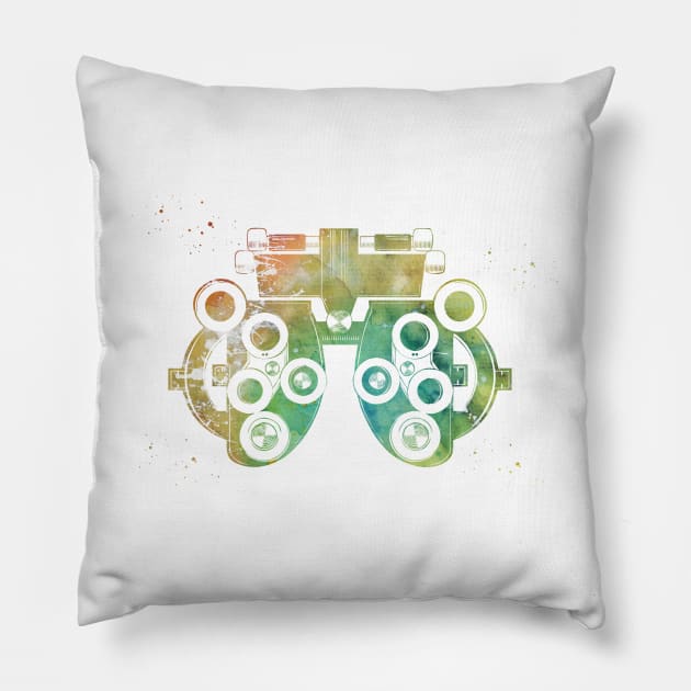 Optometry tool Pillow by erzebeth