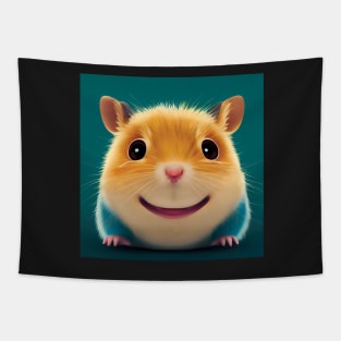 A cute hamster with friendly smile Tapestry