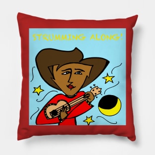 STRUMMING ALONG Pillow