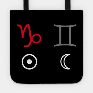 Capricorn Sun Gemini Moon Horoscope Sign Tote