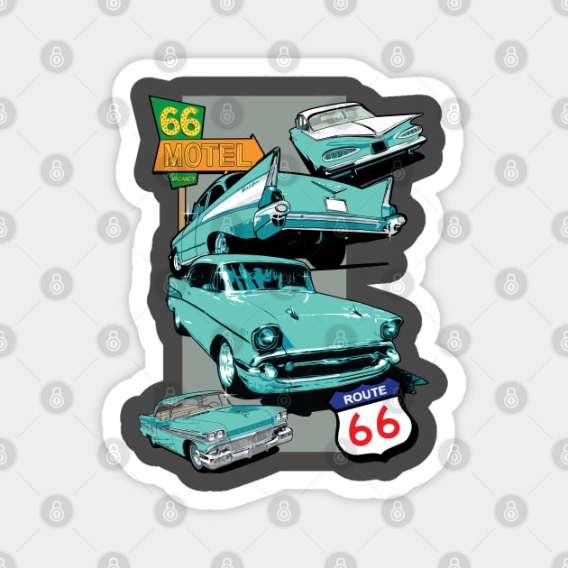 Route 66 Magnet by Limey_57