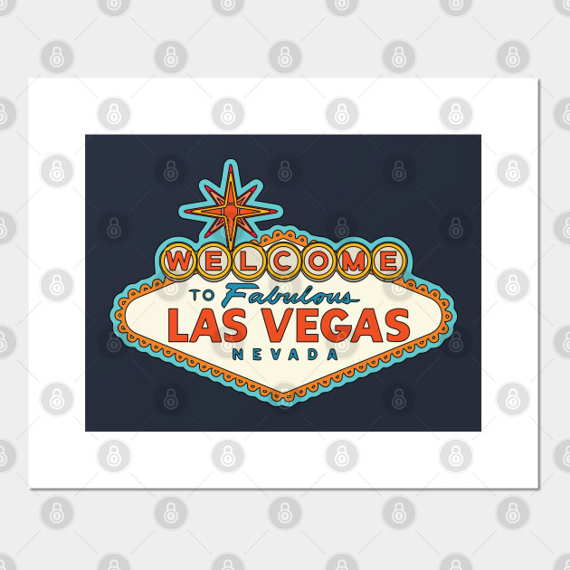 Las Vegas Sign Welcome To Fabulous Nevada Rockabilly Las Vegas Posters And Art Prints Teepublic Uk