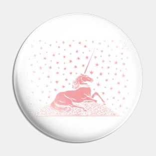 Night Unicorn in Rose Pin