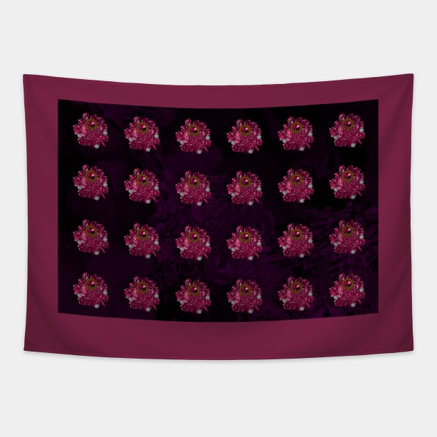 Pattern with Red Jewelery Brooches Tapestry by mavicfe