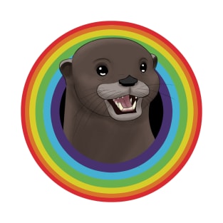 Rainbow Otter T-Shirt