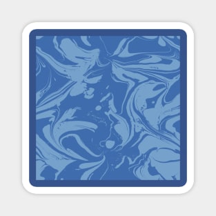 Blue Marble Pattern Magnet