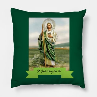 Saint Jude Pray For Us Pillow