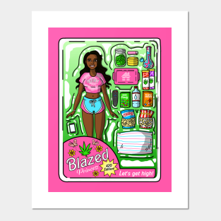 >Stoner Girl Posters And Art Prints Teepublic
