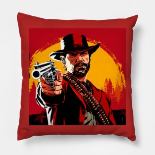 Arthur Morgan desing Pillow