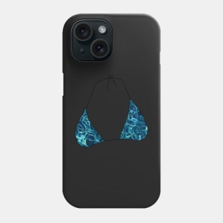 bikini top - water Phone Case