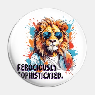 Lion Man T-Shirt: 'Ferociously sophisticated Pin