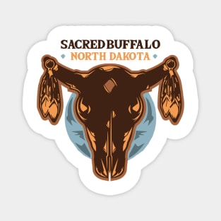 Sacred Buffalo Collection - Buffalo Skull n°5 Magnet