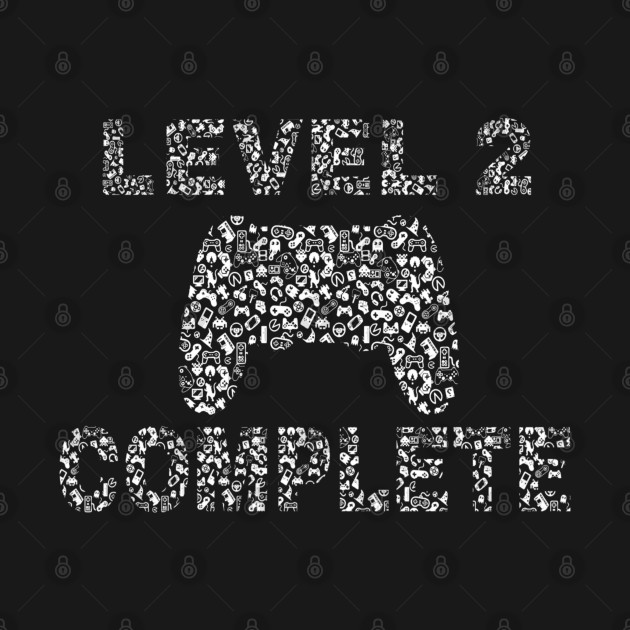 Discover Level 2 Complete - Love Gamer - T-Shirt