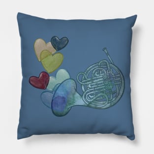 French Horn Pillow