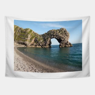 Durdle door at sunset Tapestry