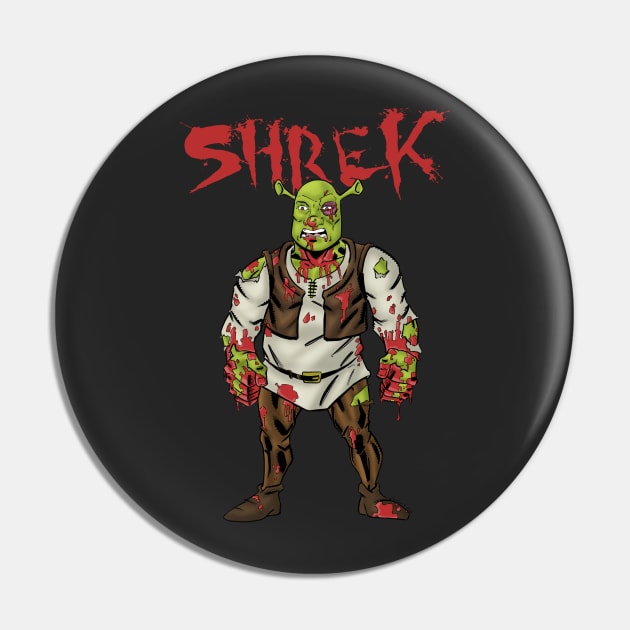Battle Shrek Pin by GetSLACK