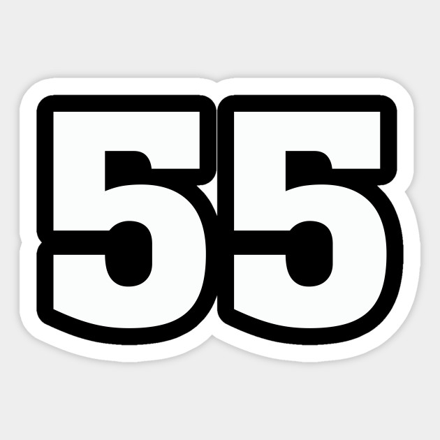 55 Sports Team Jersey T Shirt - Number 