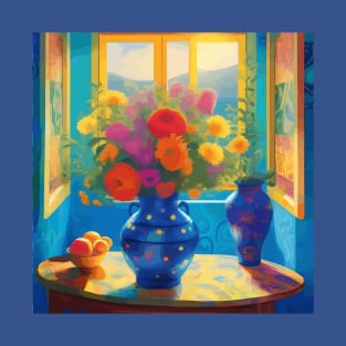 Bright Flowers in a Sunny Window T-Shirt