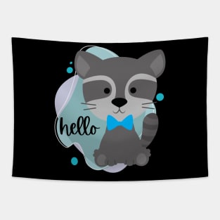 Hello Cute and Smart Cookie Sweet little happy animal cute baby outfit Tapestry