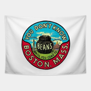 Vintage Boston Decal Tapestry