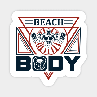 Beach body. Magnet