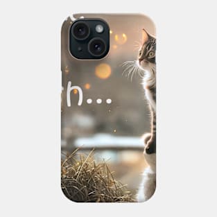 Make a Wish Cat Lovers Slogan / Quote Phone Case