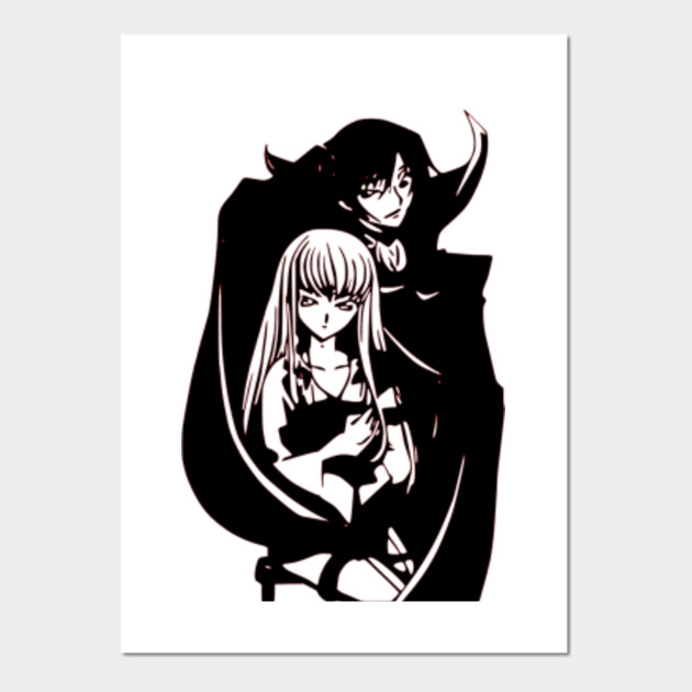 Lelouch And C C Code Geass Code Geass Posters And Art Prints Teepublic