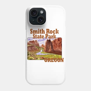 Smith Rock State Park, Oregon Phone Case