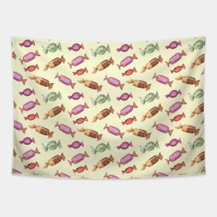 Festive candies pattern Tapestry