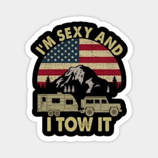 I'M And I Tow It Camper Trailer Rv Magnet