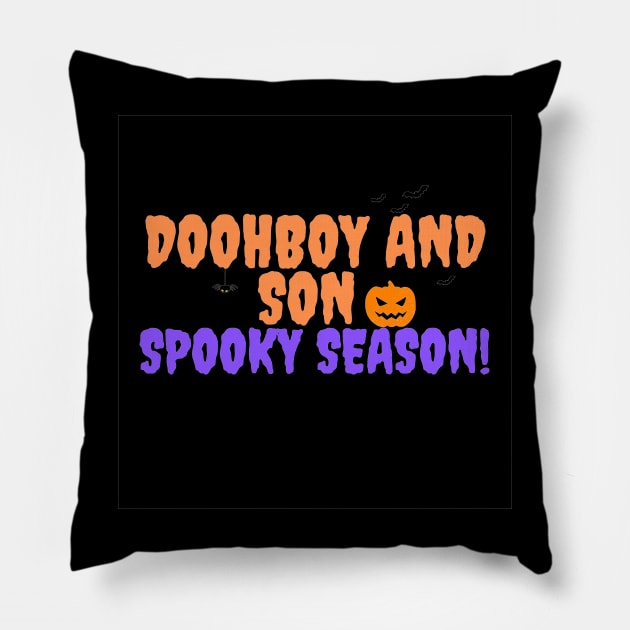 Doohboy and Son Spooky Season Pillow by The Doohboy and Son Family