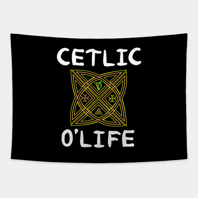 Celtic O'Life Tapestry by Alex Bleakley