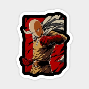 saitama - one punch man Magnet
