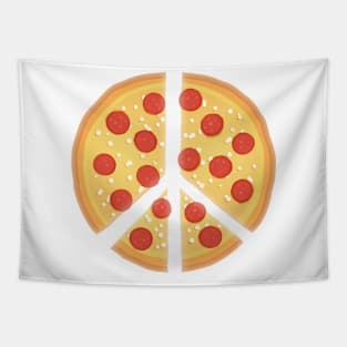 Pizza = peace Tapestry