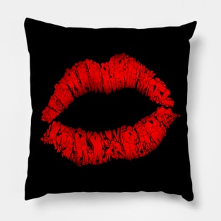 A Big Kiss Full of Love Pillow