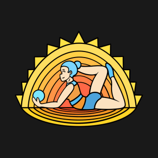 Gymnastic girl with ball T-Shirt