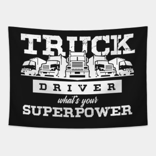 truck driver Tapestry