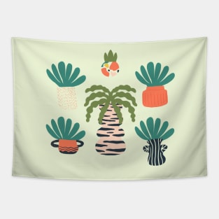 Stylish Plants in Pots Tapestry