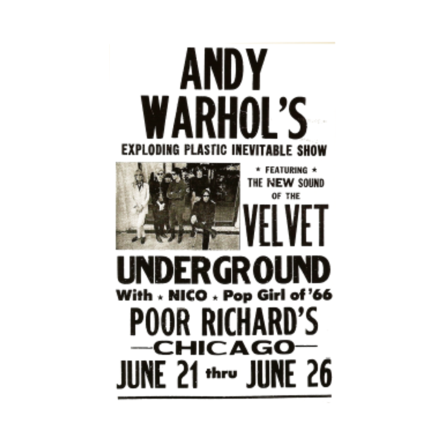 The Exploding Plastic Inevitable - Velvet Underground - T-Shirt