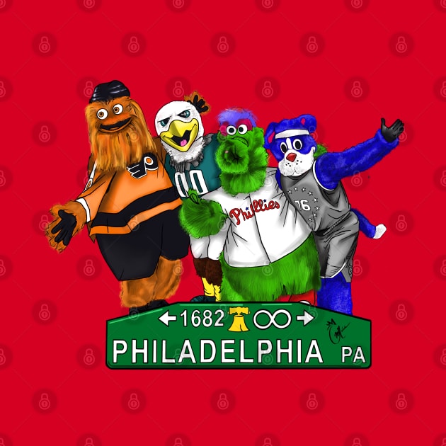 Philly Mascots by ATruMovement