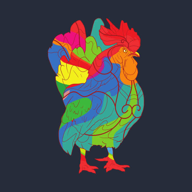 Rooster bird by rayanammmar