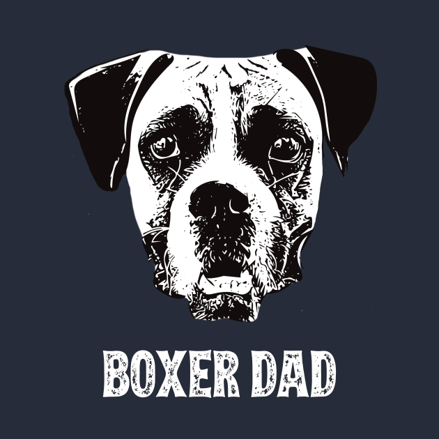 Boxer Dog Dad by DoggyStyles