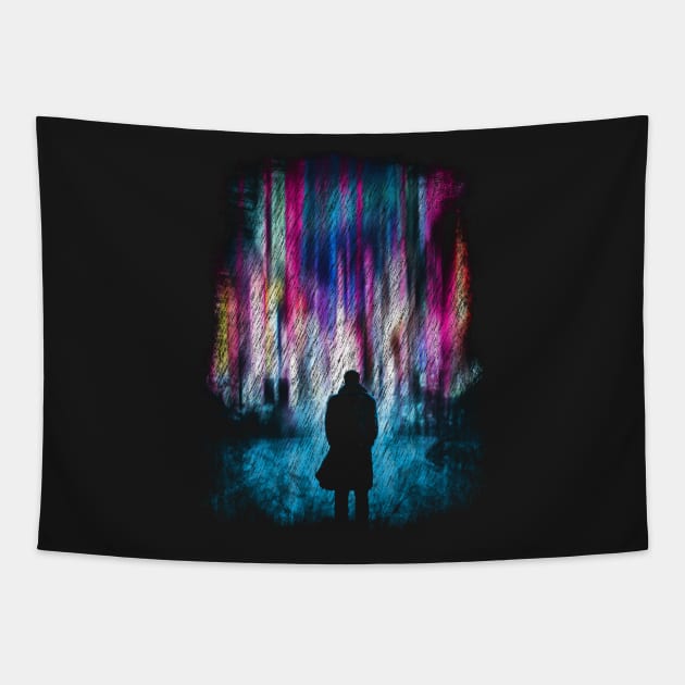 NeoCity2049 Tapestry by HappyLlama