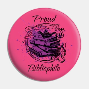 Proud Bibliophile Pin